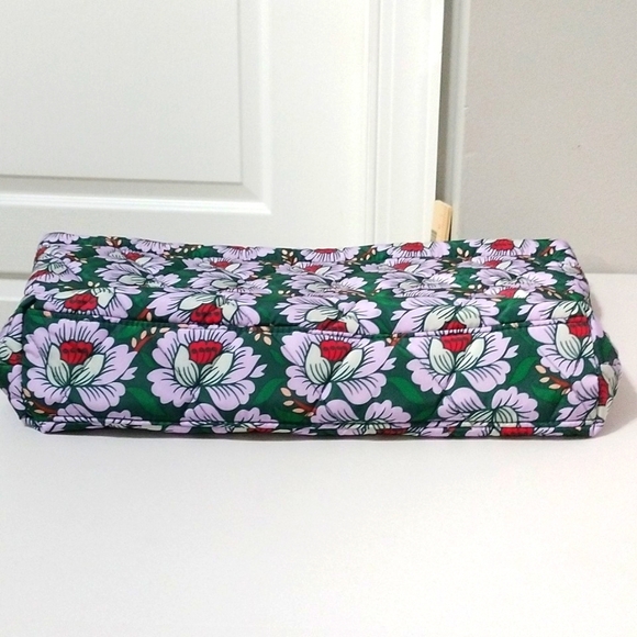 Vera Bradley Floral Tote - Green and Pink - Picture 7 of 8